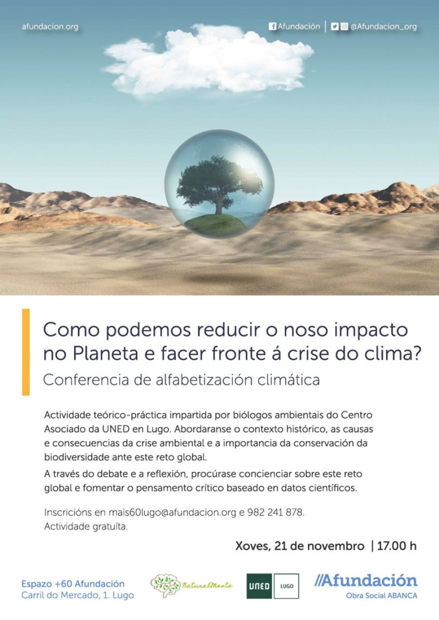 Alfabetización climática: como podemos reducir o noso impacto no planeta e facer fronte á crise do clima?