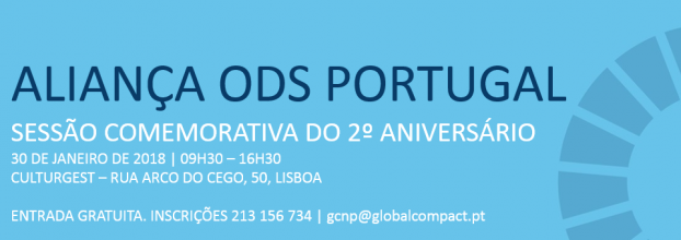 CONFERÊNCIA | ALIANÇA ODS PORTUGAL - 2.º ANIVERSÁRIO - AGENDA 2030 DA ONU/ ODS