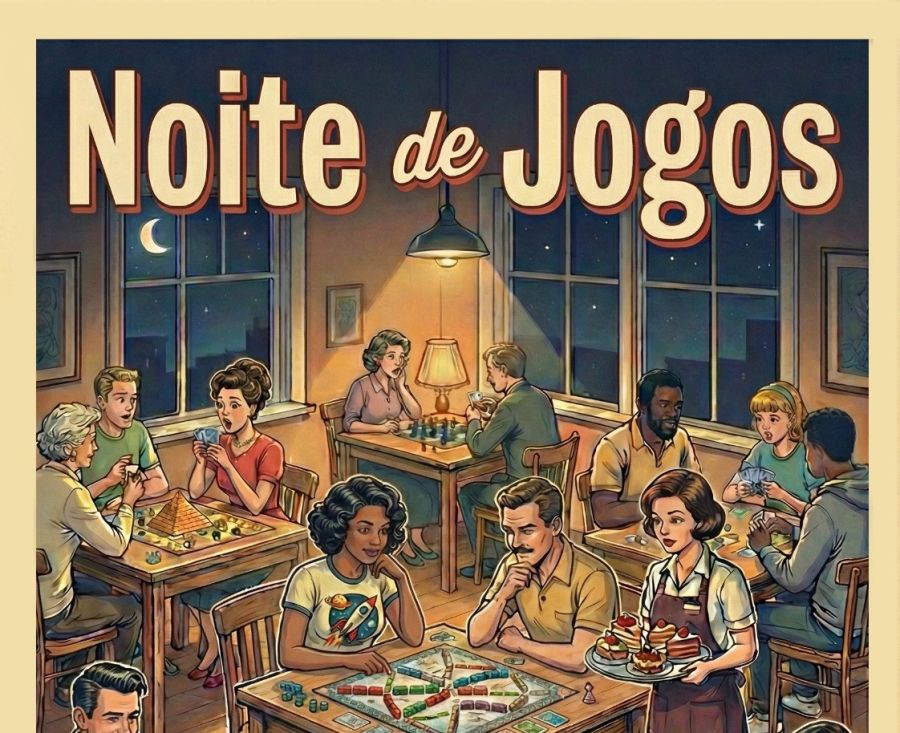 Noite de jogos no café / boardgame night