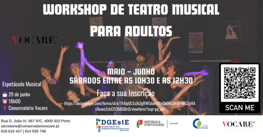 Workshop Teatro Musical para Adultos