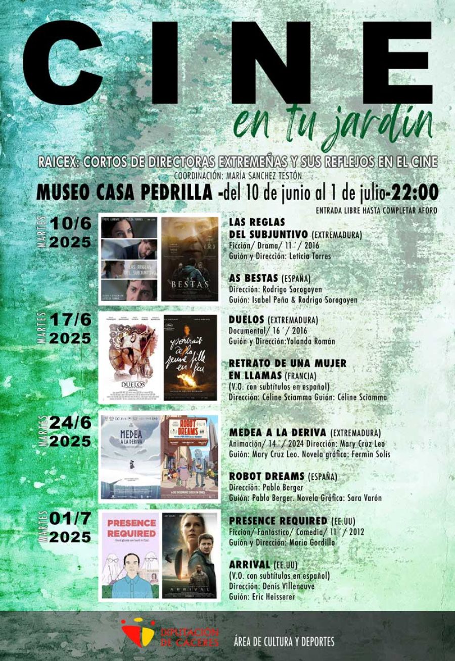 Cine en tu jardín 2025