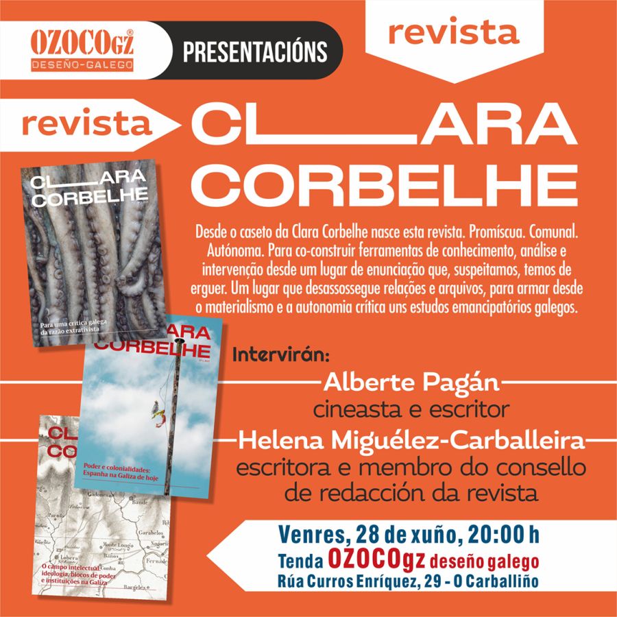 Presentación da revista CLARA CORBELHE