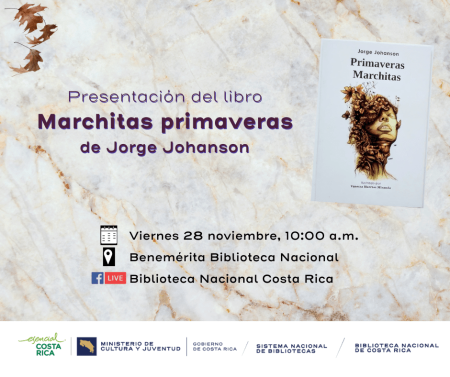 Presentación del libro 'Primaveras marchitas' de Johan Benavides