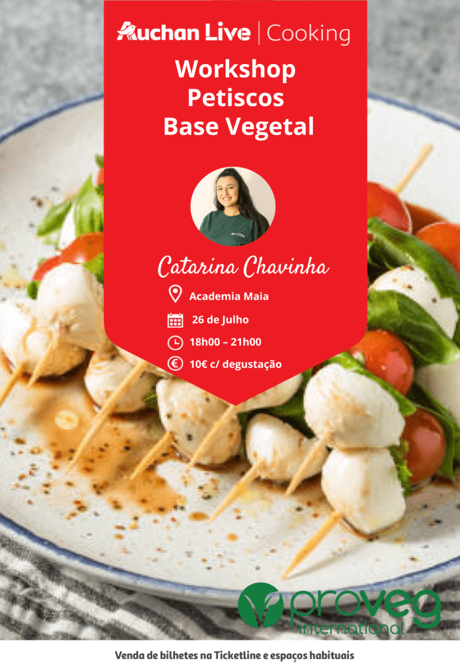 Workshop Petiscos Base Vegetal