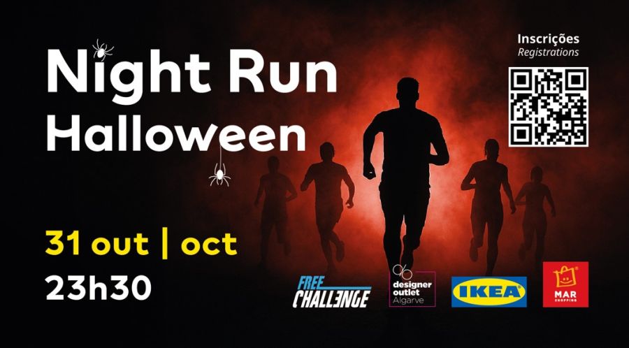 MAR Shopping Algarve e Designer Outlet Algarve recebem Night Run – Edição de Halloween, a corrida noturna mais assustadora do ano