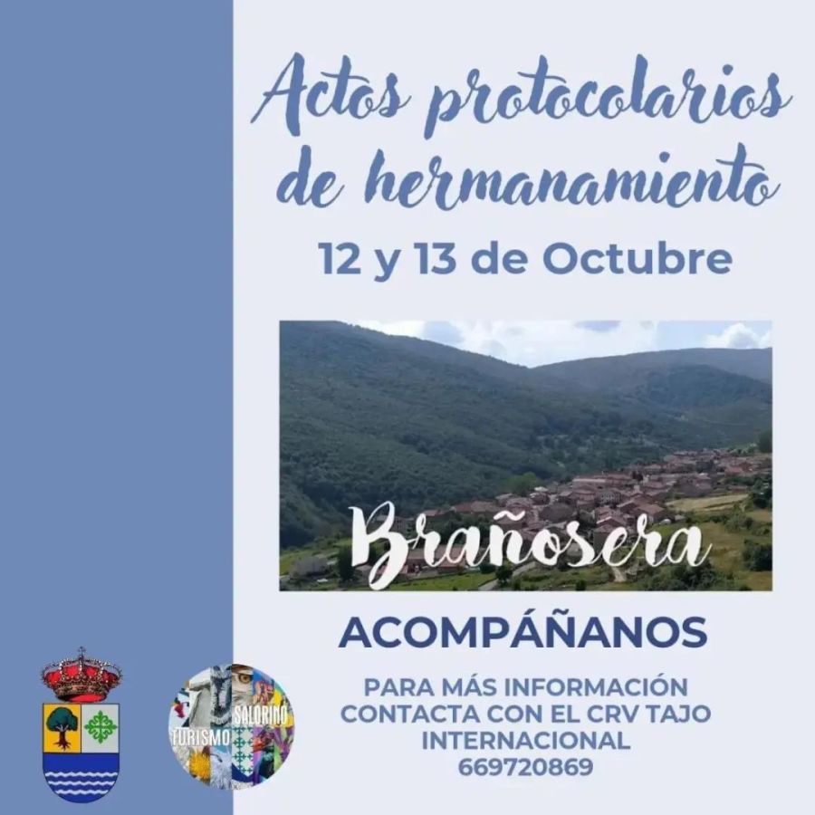 Actos protocolarios de hermanamiento en Brañosera