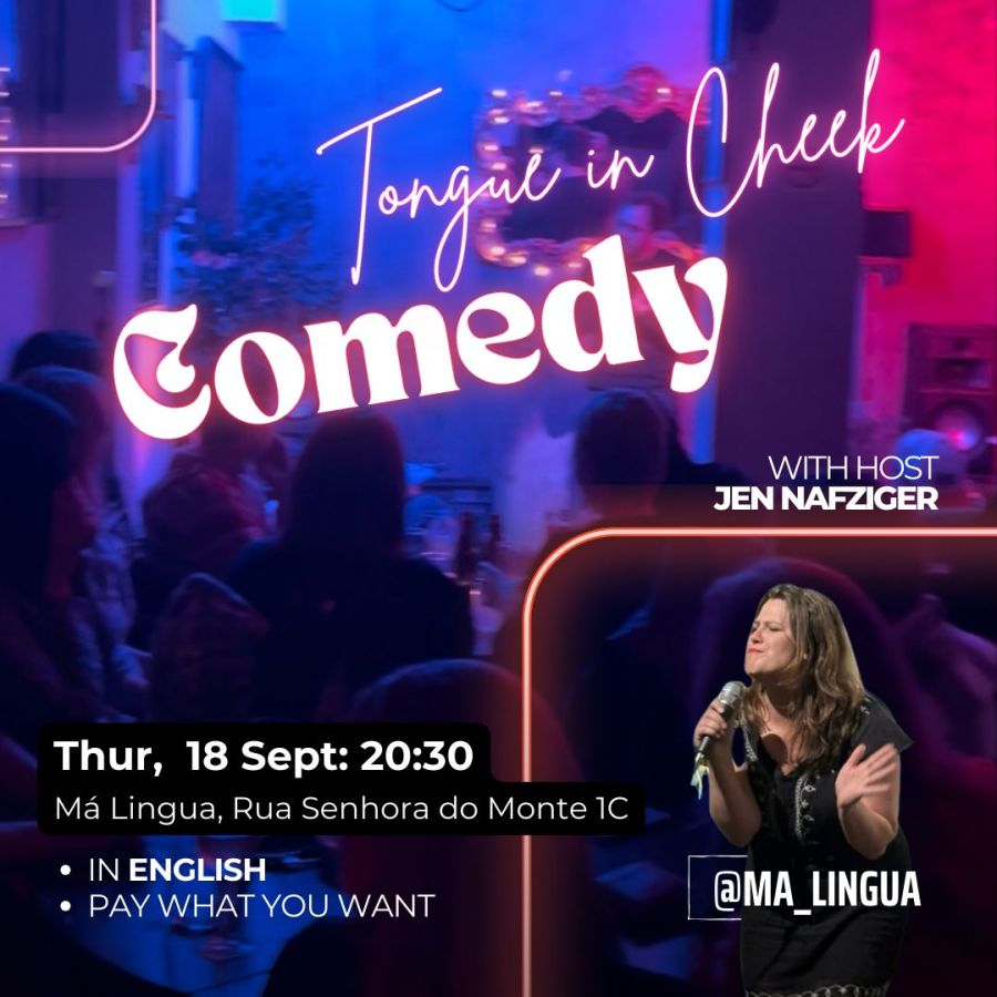 Stand-up comedy at Má lingua 