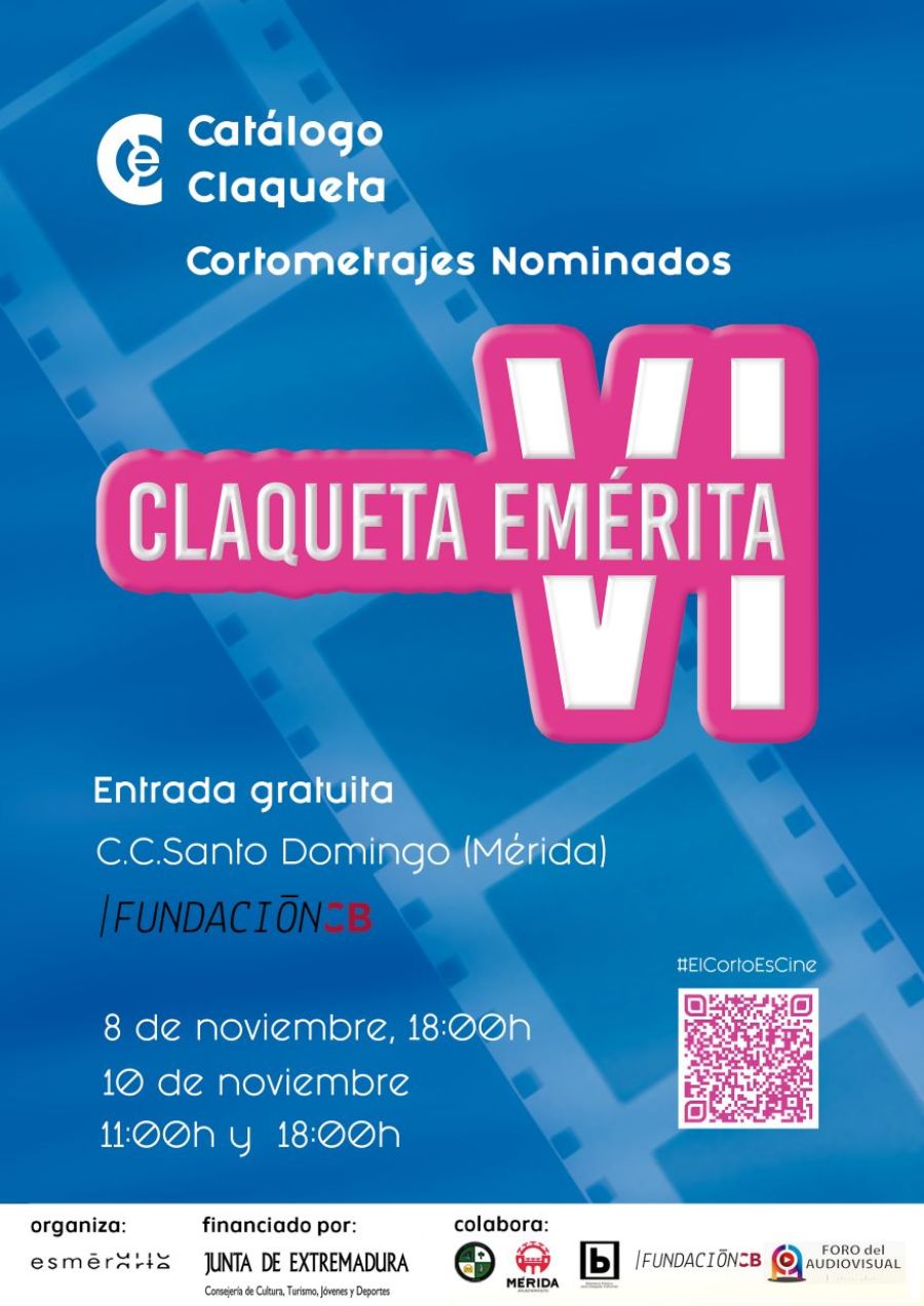 Catálogo Claqueta 6: Proyecciones de cortometrajes II en Mérida (Badajoz)