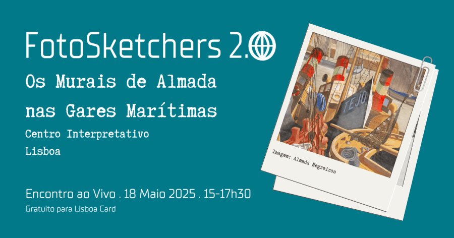 Encontro informal dos FotoSketchers 2.0 n'Os Murais de Almada nas Gares Marítimas Centro Interpretativo