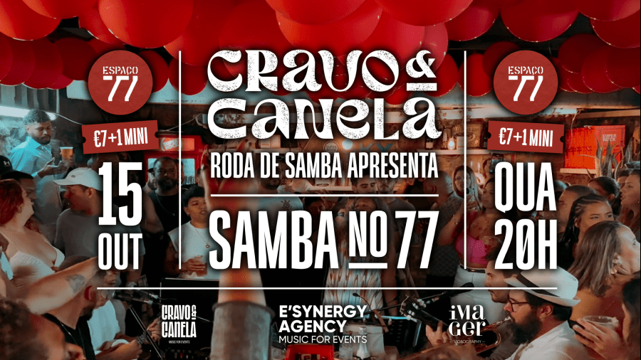 Cravo & Canela Roda De Samba - 15 Out 'Samba No 77'