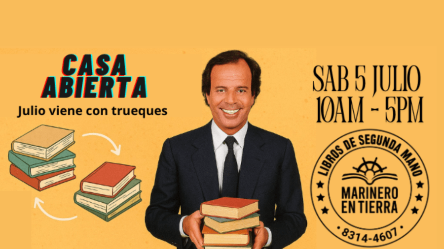 Casa Abierta: ¡Julio trae libros para trueque!
