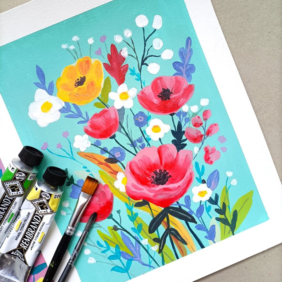 Flowers Painting Workshop