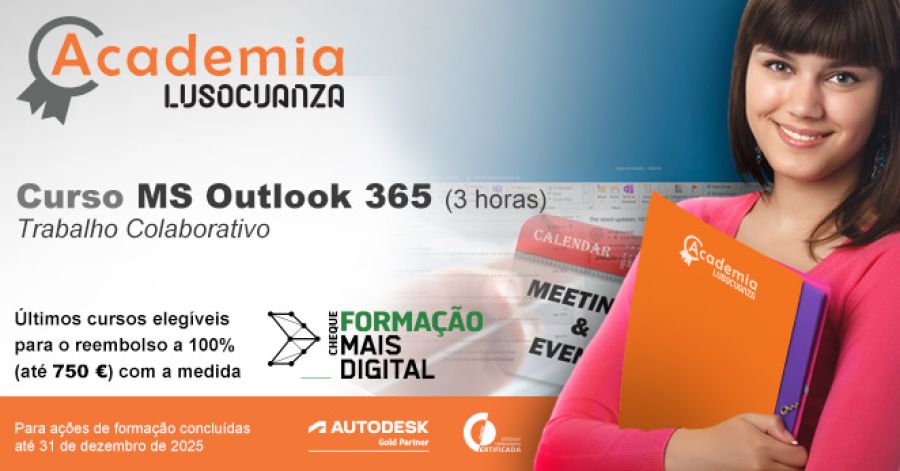 Academia Luso Cuanza - Curso MS Outlook 365 - Trabalho Colaborativo