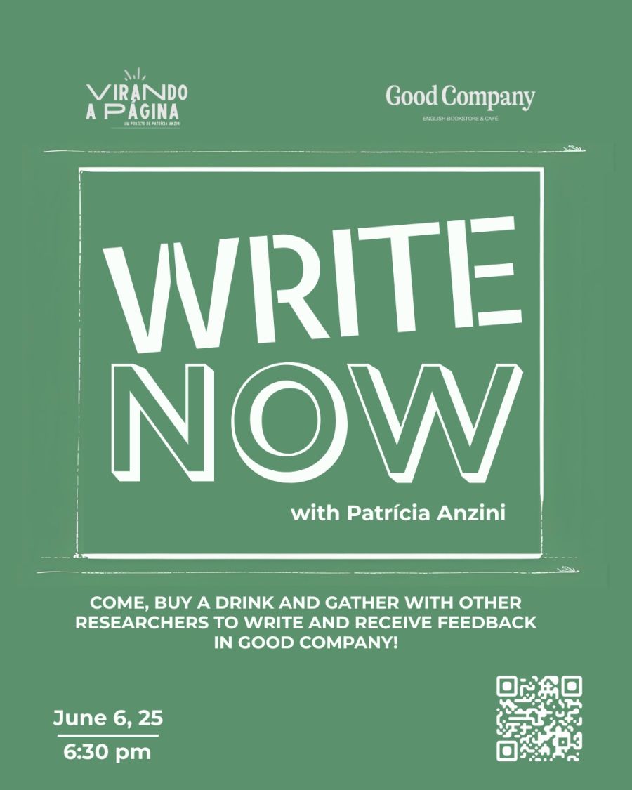 WRITE NOW | An academic writing gathering with Patrícia Anzini 