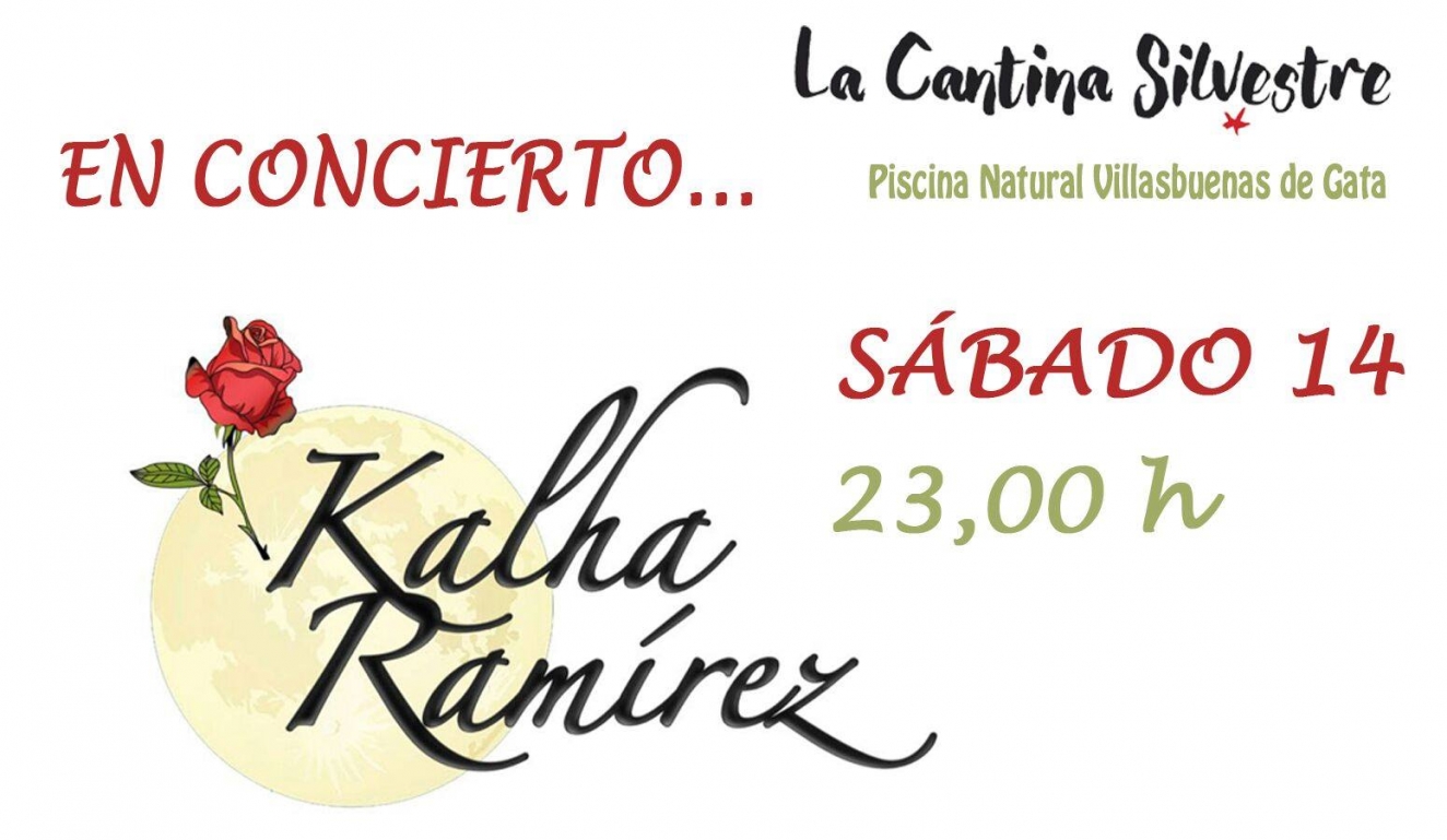 Kalha Ramírez, en concierto || VILLASBUENAS DE GATA