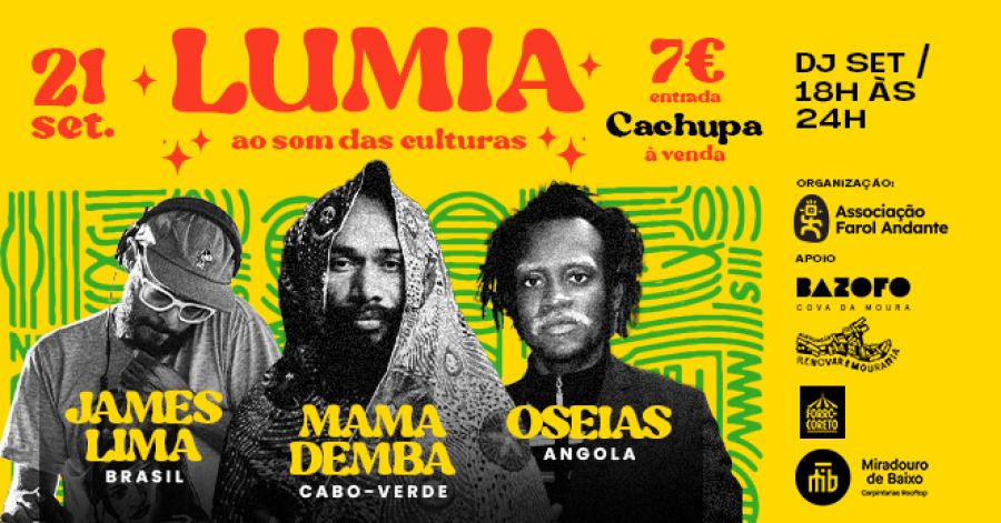 Lumia - ao som das culturas - Dj. set ritmos de C. Verde, Angola e Brasil