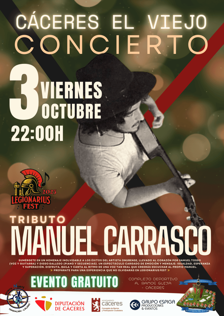 concierto Manuel Carrasco , tributo