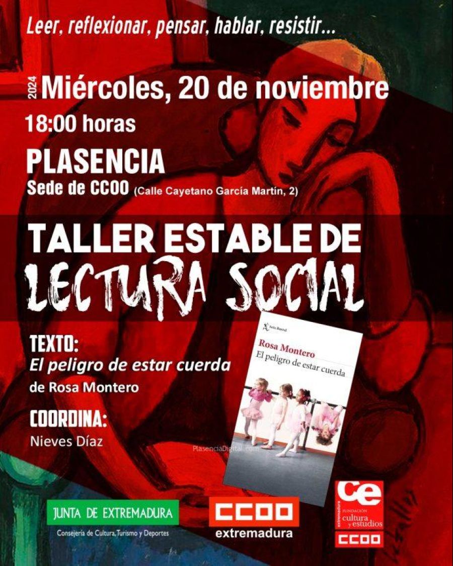 Taller estable de lectura social «El peligro de estar cuerda»