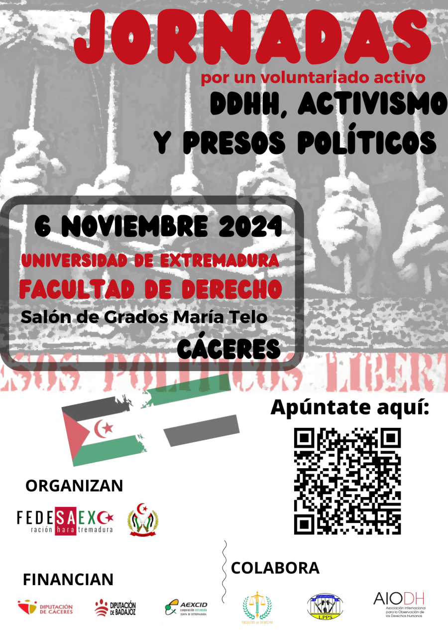 Jornadas por un voluntariado activo. DDHH, Activismo y Presos Políticos.