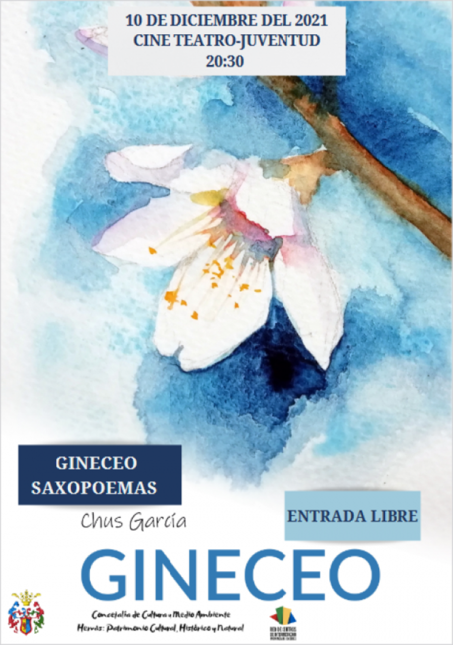 RECITAL POESÍA. Gineceo, Saxopoemas.