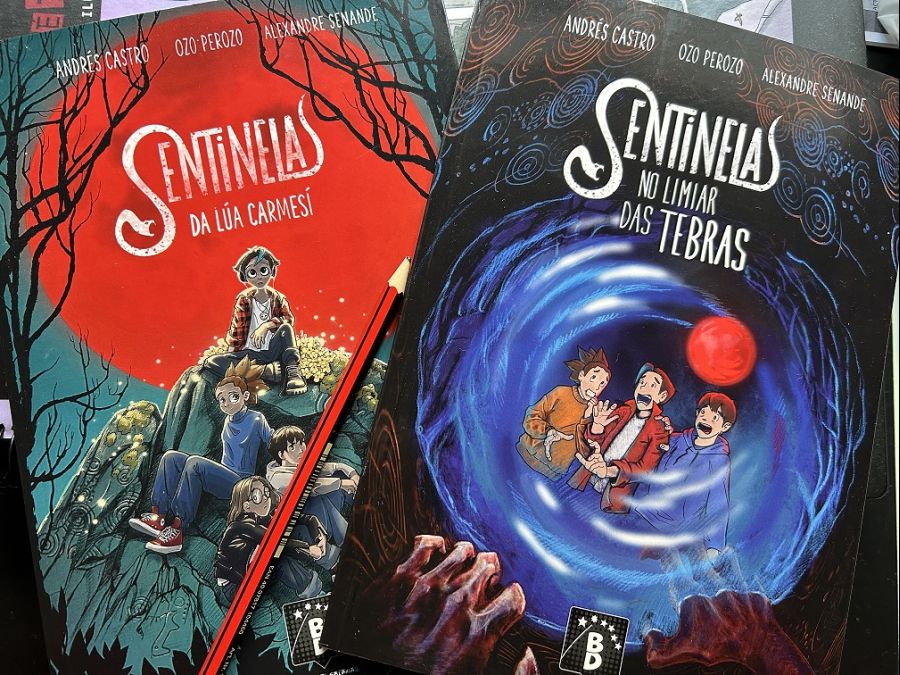 Faladoiro arredor de “Sentinelas” (tomos 1 e 2) no Salón do Libro Infantil e Xuvenil