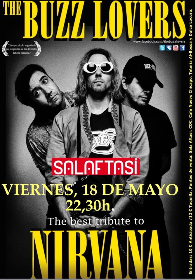 “The BUZZ LOVERS” tributo a NIRVANA