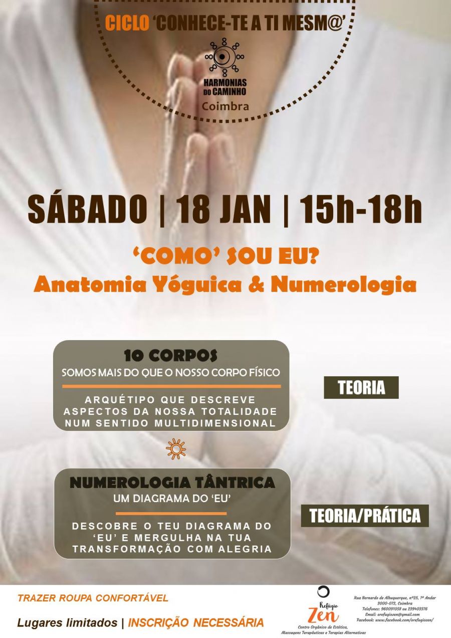 Workshop (Coimbra) – Como Sou Eu?– Ciclo ‘Conhece-Te A Ti Mesm@’