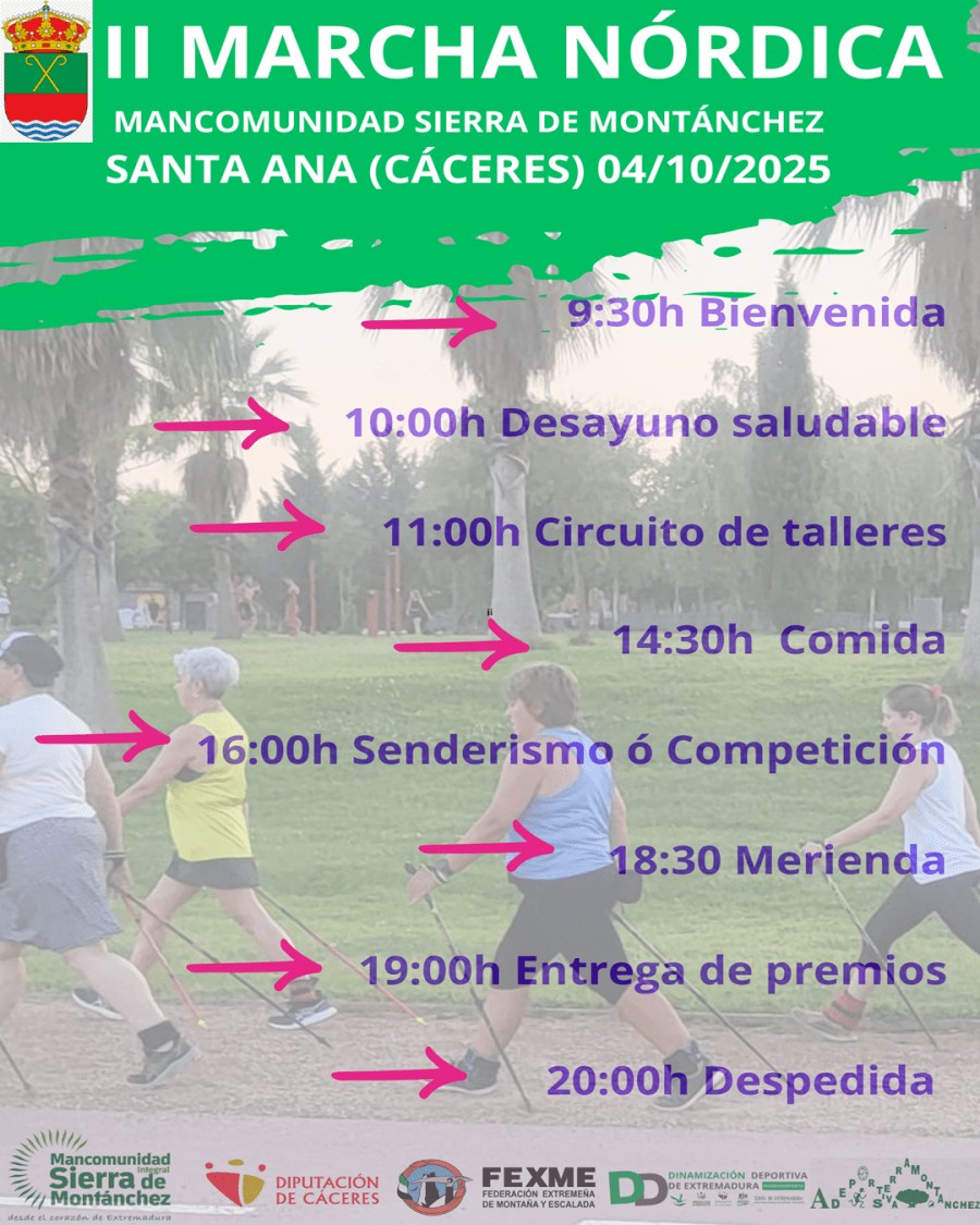 II MARCHA NÓRDIA EN LA MANCOMUNIDAD SIERRA DE MONTANCHEZ