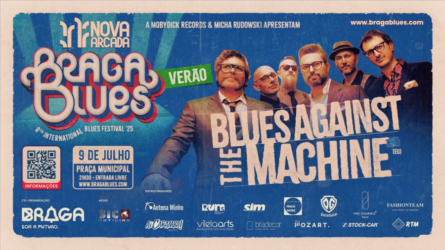 The Blues Against The Machine (EU) - Festival Nova Arcada Braga Blues 2025 - Verão