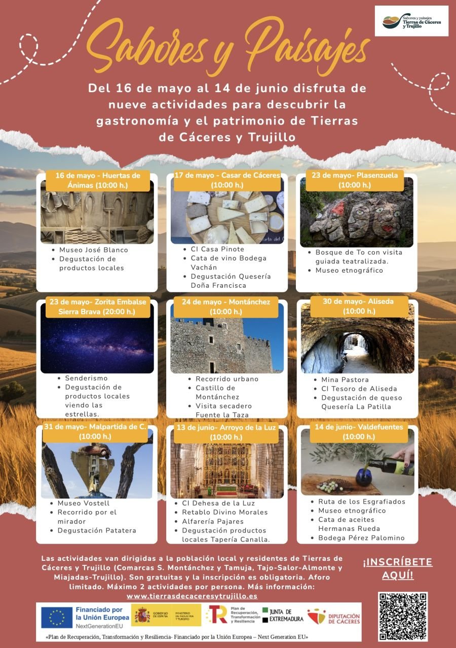 Sabores y Paisajes en Tierras de Cáceres y Trujillo