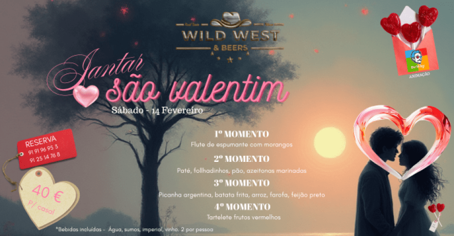 Jantar São Valentim 