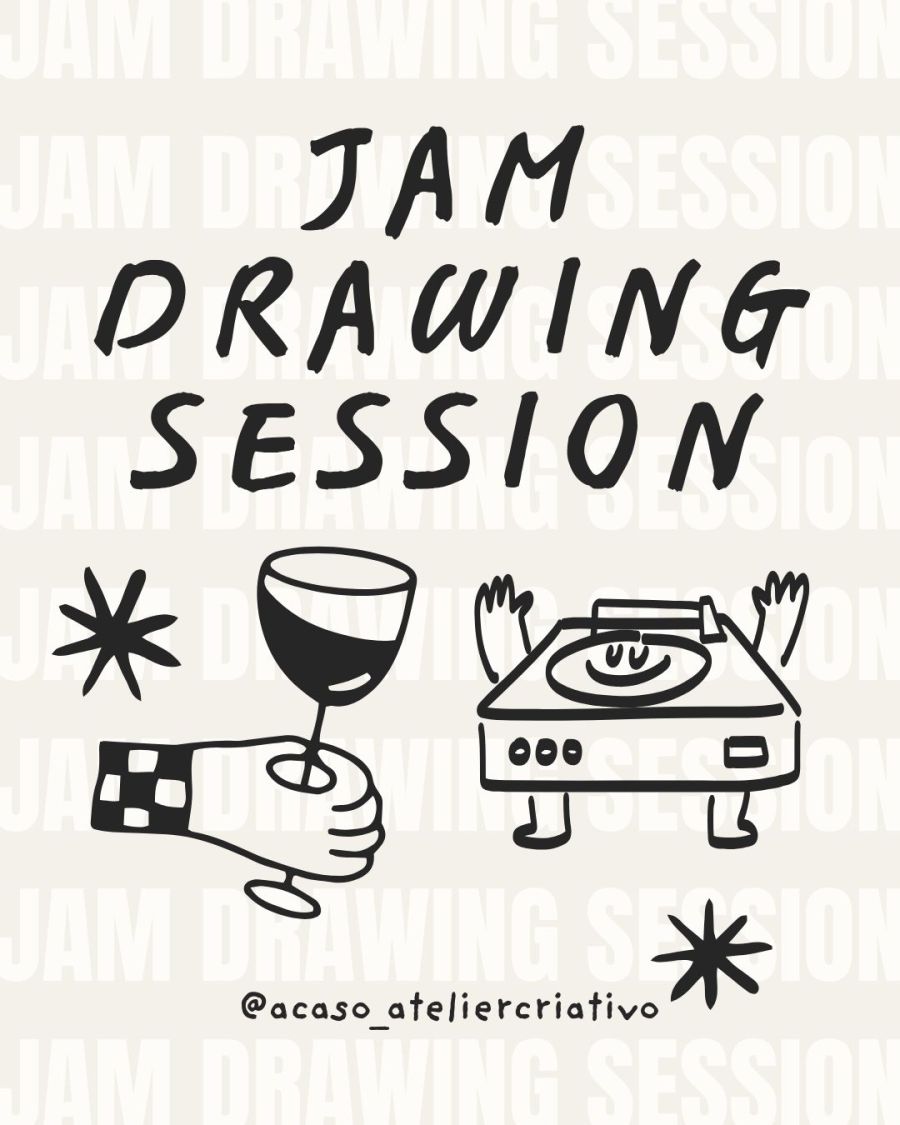 JAM DRAWING SESSION - Aberta a todos, esta jam é um convite a soltar o traço, experimentar sem medo e descobrir o prazer do inesperado