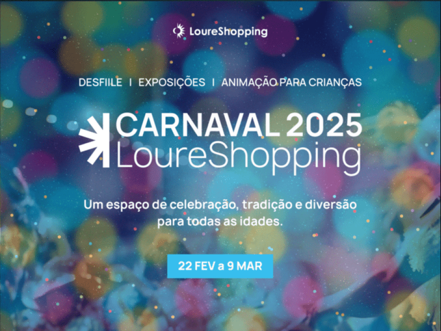 Carnaval chega ao LoureShopping com uma programação imperdível que celebra a folia e a tradição da cidade