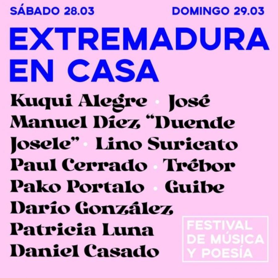 EXTREMADURA EN CASA | Festival