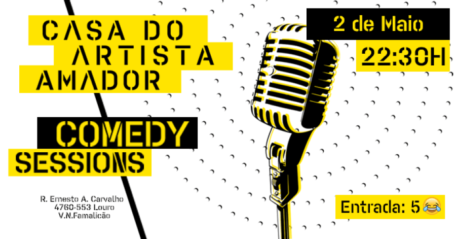 CAA Comedy Sessions (2 de Maio)