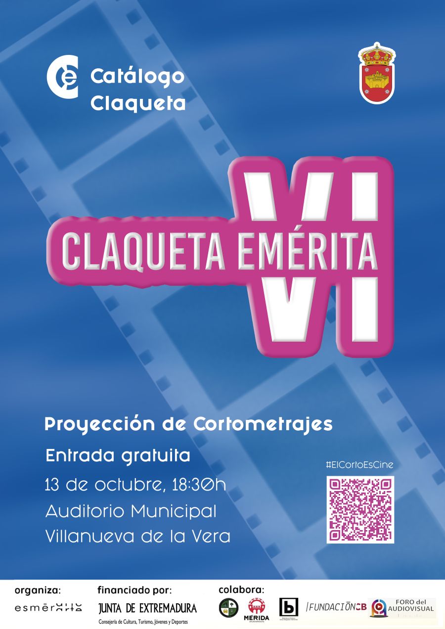 Catálogo Claqueta 6: Proyecciones de cortometrajes en Villanueva de la Vera (Cáceres)