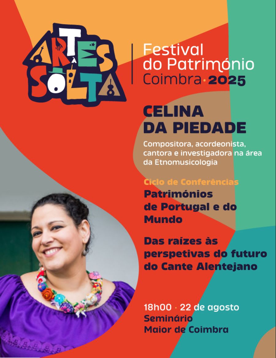 Conferências Artes à Solta – Festival do Património 2025 | Celina da Piedade 