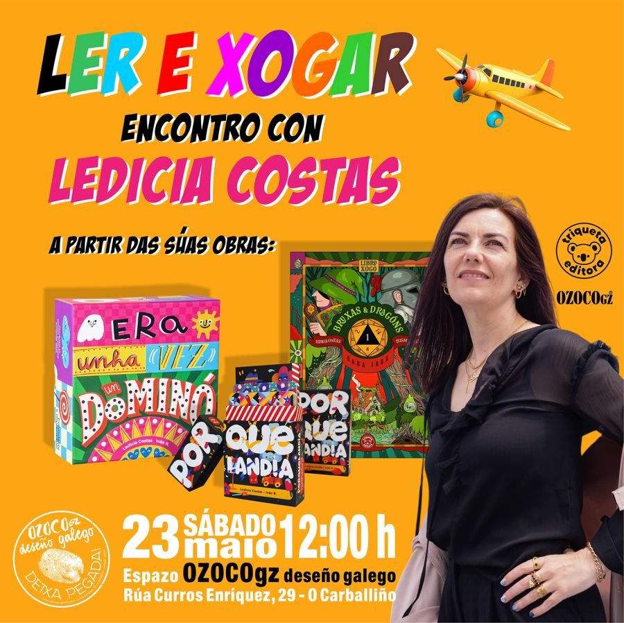 LER E XOGAR. Encontro con LEDICIA COSTAS