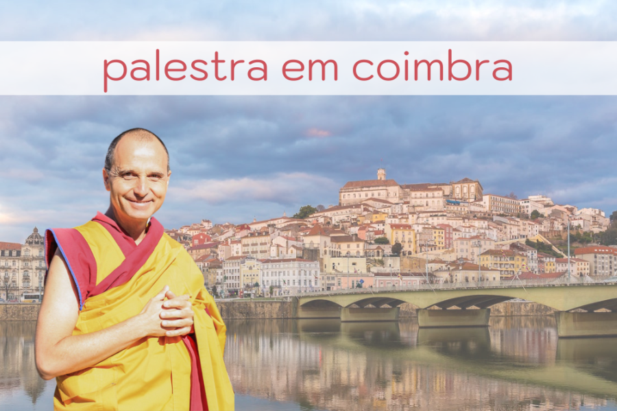 Palestra em Coimbra com o monge Gen Rigden