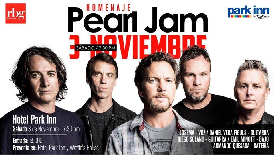 Pearl Jam, homenaje 2018. Josema y su banda. Covers, grunge