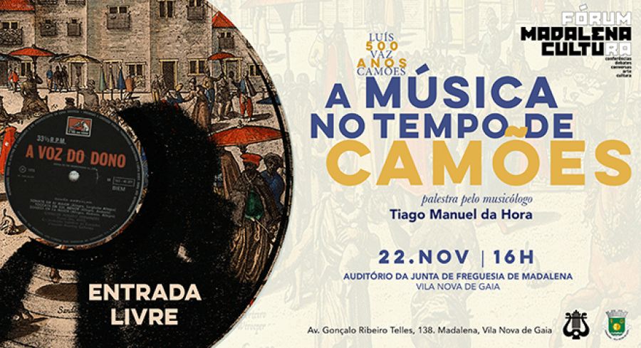 A música no tempo de Camões - palestra por Tiago Manuel da Hora