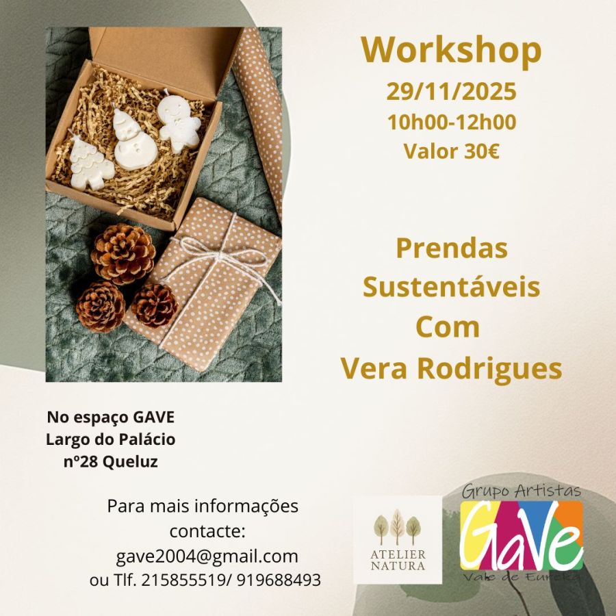 Workshop - Prendas Sustentaveis com Vera Rodrigues