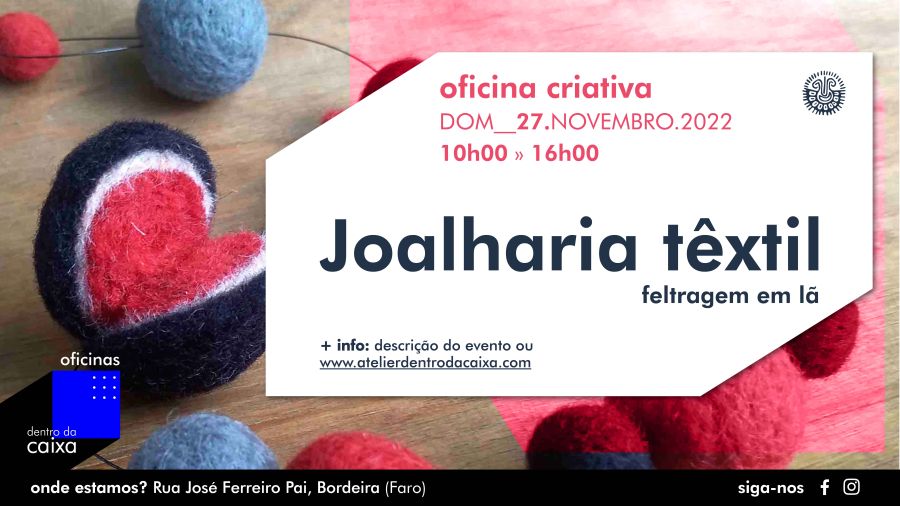 Oficina criativa - Joalharia têxtil