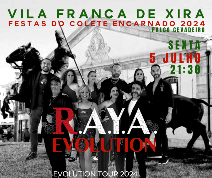 Concerto R.A.Y.A. / RAYA EVOLUTION - Vila Franca de Xira - 5 JULHO 2024