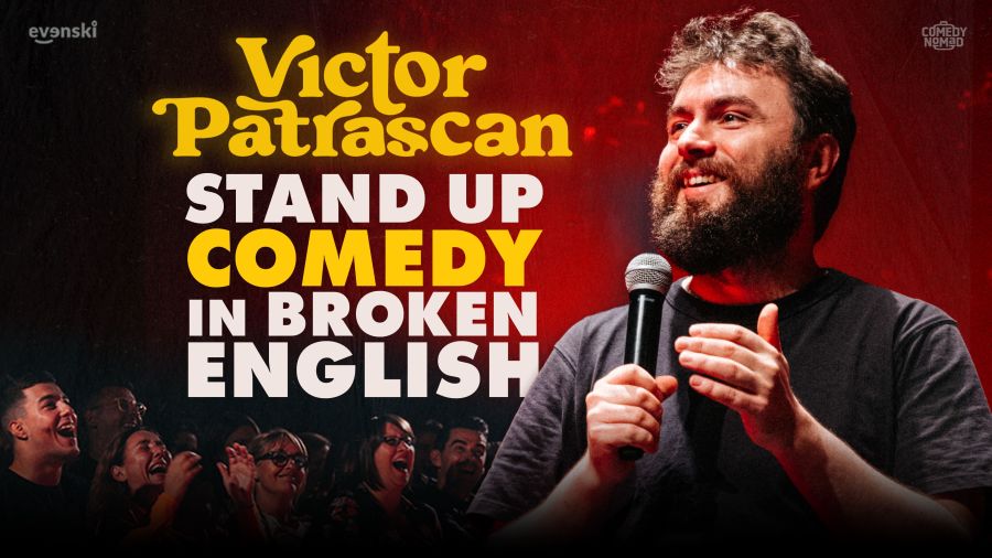 Stand up Comedy in broken English • Victor Patrascan in Porto