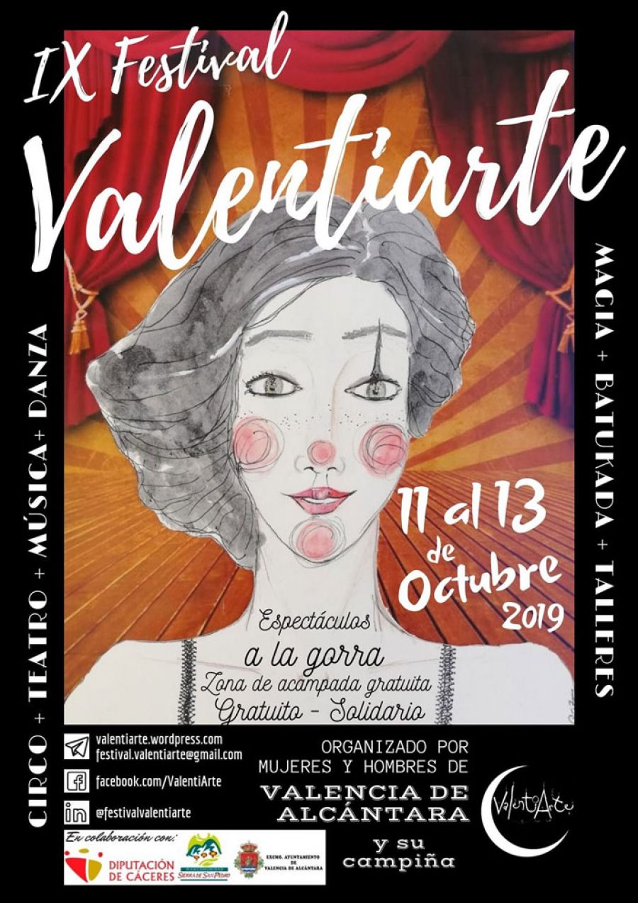 VALENTIARTE 2019 | IX Festival de Circo y Teatro de Calle 