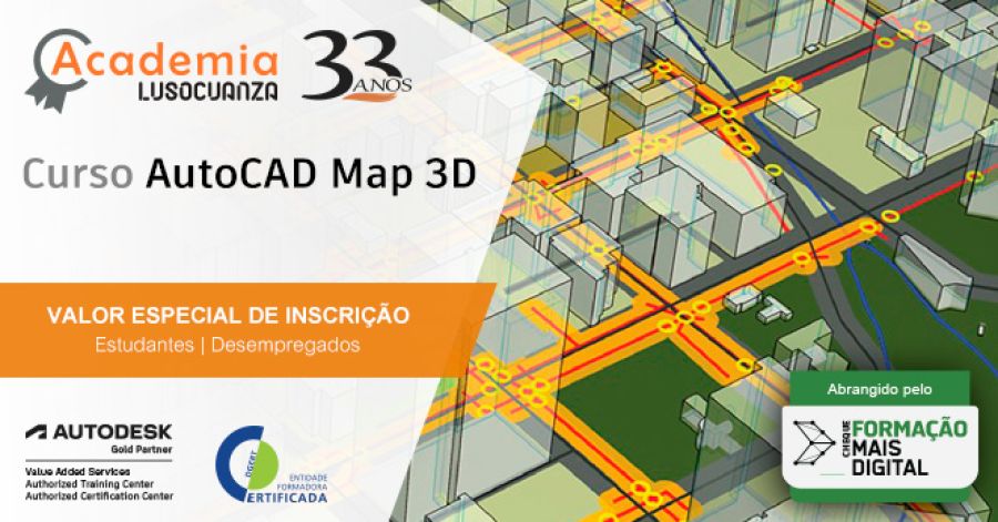 Academia Luso Cuanza - Curso AutoCAD Map 3D