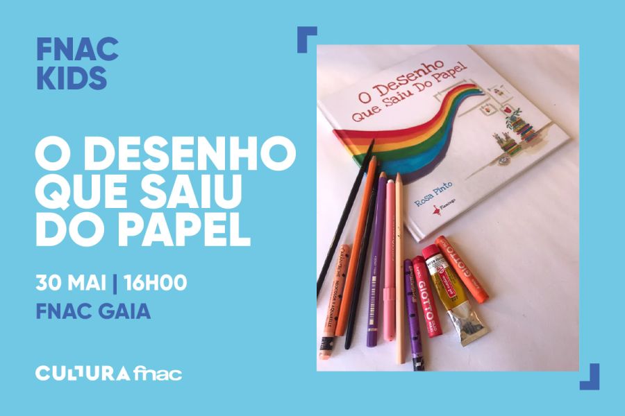 Workshop O Desenho que Saiu do Papel na FNAC Gaia