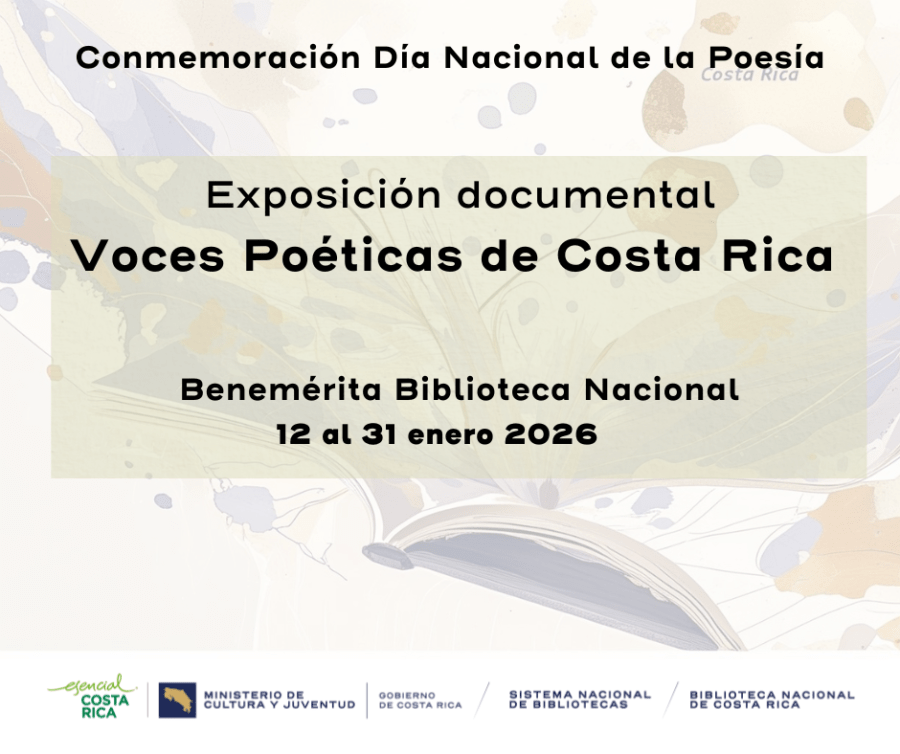 Exposición documental 'Voces poéticas de Costa Rica'