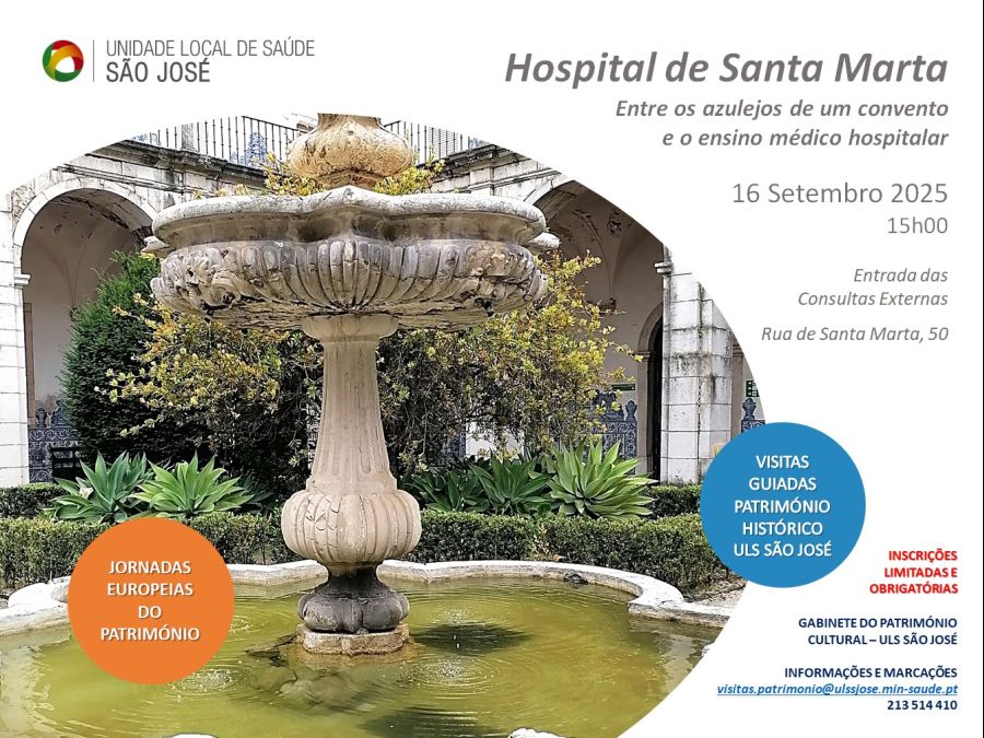 Entre os azulejos de um convento e o ensino médico hospitalar